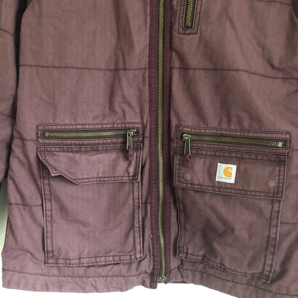 Never worn purple Carhartt jacket - Picture 4 of 4